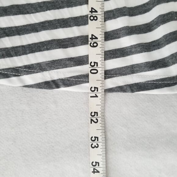 Striped V-Neck Spaghetti Strap A-Line Maxi Dress, Size S - Picture 8 of 8